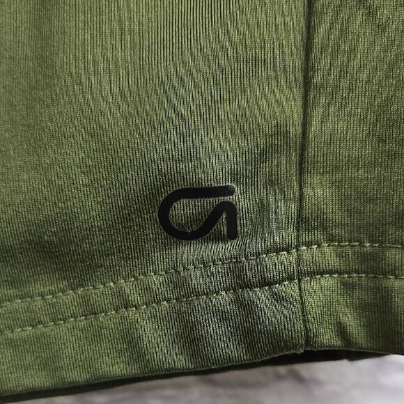 Gap Fit Kids Olive Green Zip-Up Jacket Unisex Boy Girl Activewear Soft Knit 6/7 - Picture 4 of 7